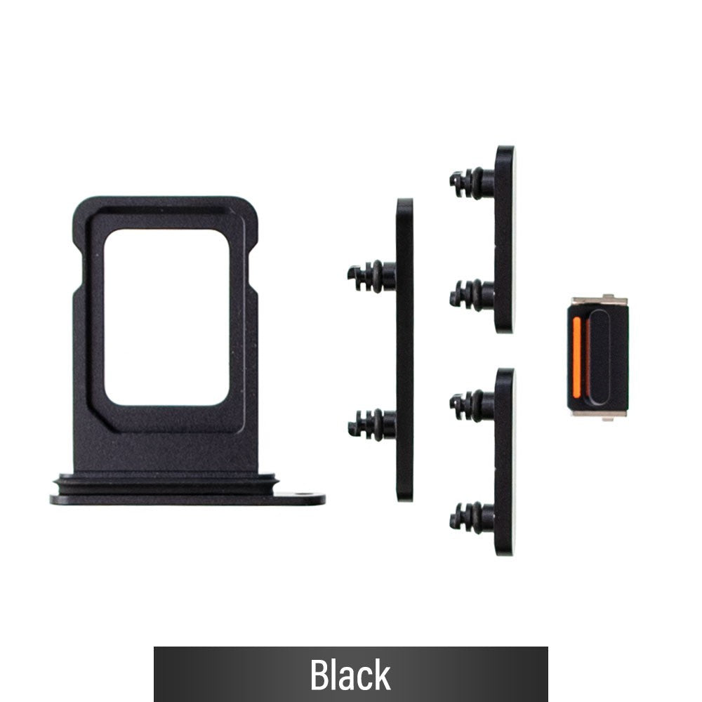 SIM Card Tray and Side Button for iPhone 13-Black SIM Card Tray and Side Button for iPhone 13-Black